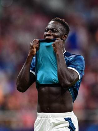 MADRID - Yankuba Minteh of Feyenoord reacts during the UEFA Champions League match between Atletico Madrid and Feyenoord Rotterdam at Estadio Metropolitano on October 4, 2023 in Madrid, Spain. ANP OLAF KRAAK UEFA Champions League 2023 24 2023 2024 xVIxANPxSportx xxANPxIVx 480234851 originalFilename: 480234851.jpg
