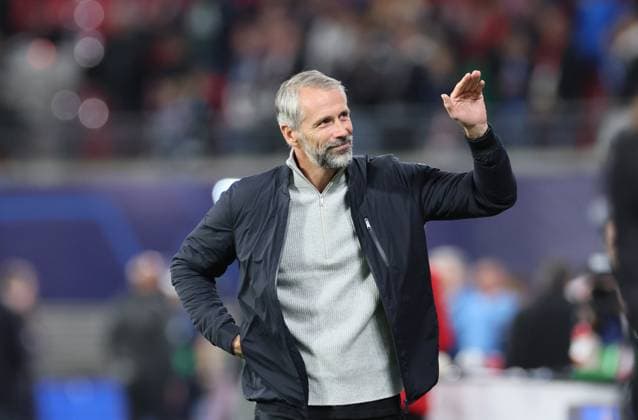 RB Leipzig Manchester City Champions League Leipzig, 04 10 2023, Red Bull Arena, Champions League, Group G , RB LEIPZIG vs MANCHESTER CITY FC , In the picture coach Marco Rose RB Leipzig , Picture Point