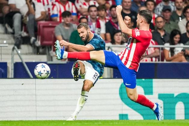 UEFA Champions League: Atletico Madrid v Feyenoord Madrid - Bart Nieuwkoop of Feyenoord during the 2nd leg of the UEFA Champions League group stage between Atletico Madrid v Feyenoord at Estadio Metropolitano on 4 October 2023 in Madrid, Spain. Copyright: xTomxBodex