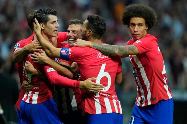 ESP: Atletico de Madrid v Feyenoord. UEFA Champions League match, Group E, date 2 Alvaro Morata of Atletico de Madrid celebrates after scoring goal during the UEFA Champions League match, Group E, between Atletico de Madrid and Feyenoord played at Civitas Mertropolitano Stadium on October 4, 2023 in Madrid, Spain. kpng Copyright: xCesarxCebollax xPRESSINPHOTOx PS_231004_040