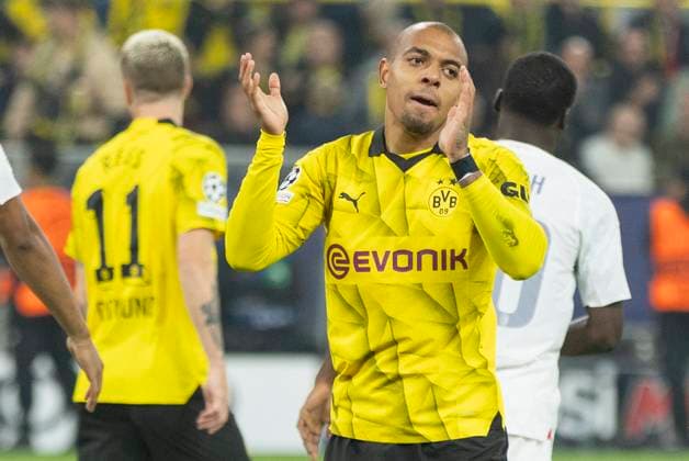 UEFA Champions League, Borussia Dortmund AC Milan, 04 10 2023 Donyell painting Borussia Dortmund, 21 after a chance , UEFA Champions League, Borussia Dortmund AC Milan, 2 group match, on 4 10 2023, Signal Iduna Park, Dortmund UEFA regulations prohibit any use of photographs as image sequences and or quasi video Copyright: xBEAUTIFULxSPORTS Meuselx