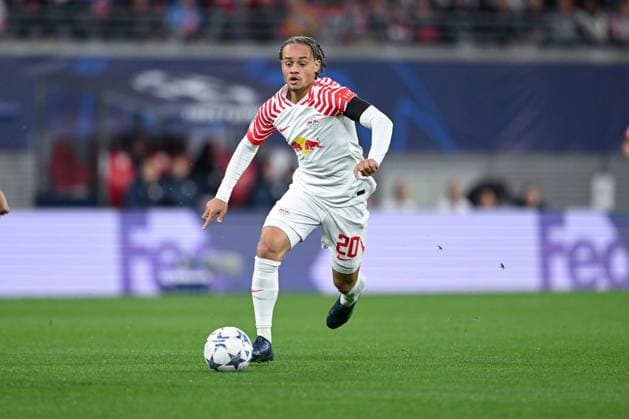 04 10 2023, Football, Champions League, Matchday 2, 2023 2024 season, RB Leipzig Manchester City, Xavi Simons RB Leipzig xRHR PHOTO TKx Copyright: RHR-FOTOx RHR-FOTO TK