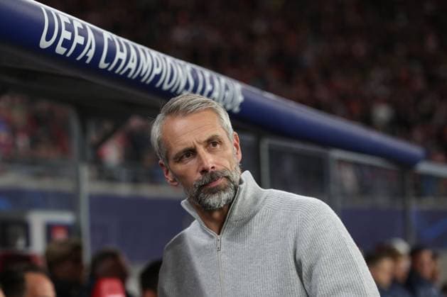 04 10 2023, xtgx, football UEFA Champions League, RB Leipzig Manchester City emspor, v l Marco Rose Leipzig, coach portrait, portraet, single image DFL DFB REGULATIONS PROHIBIT ANY USE OF PHOTOGRAPHS as IMAGE SEQUENCES and or QUASI VIDEO Leipzig