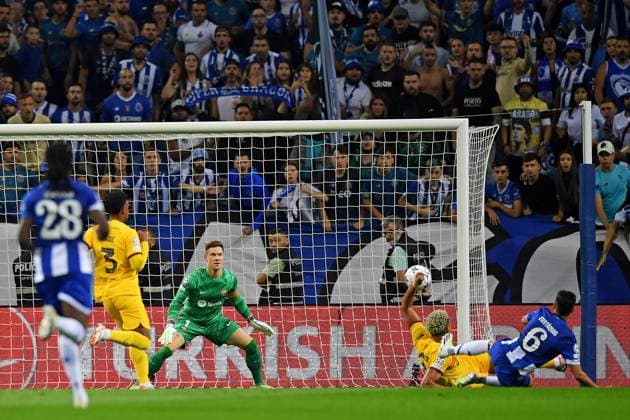 Estadio do Dragao Marc-Andre ter Stegen of Barcelona, during the match between Porto and Barcelona, in the 2nd round of Group H of the UEFA Champions League 2023 2024 at Estadio do Dragao this Wednesday, 04. 30761 (Daniel Castro SPP) Copyright: xDanielxCastrox xSPPx spp-en-DaCa-DVC_2442