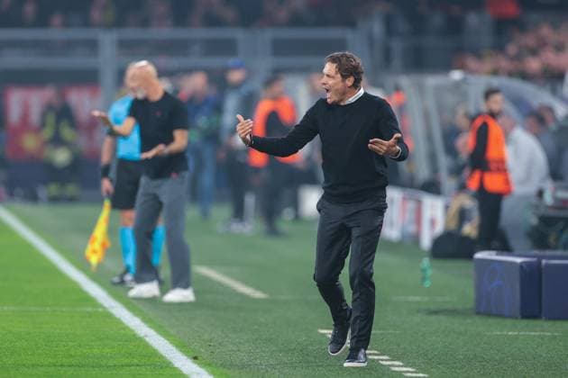 04 10 2023, football, 2023 2024 season, UEFA Champions League, group stage, Borussia Dortmund AC Milan, head coach Edin Terzic Borussia Dortmund , Dortmund Signal Iduna Park NRW Germany xRHR PHOTO DEx Copyright: DennisxEwert RHR-FOTOx RHR-FOTO DE