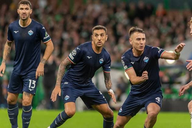 Celtic v SS Lazio Champions League 04 10 2023. GOAL! 1-1 Filippo Bedini of Lazio scores the equaliser during the Champions League match between Celtic and SS Lazio at Celtic Park, Glasgow, Scotland on 4 October 2023. Editorial use only , Copyright: xColinxPoultneyx PSI-18177-0001