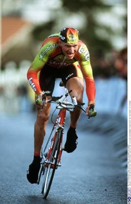 CYCLING PARIS NICE 98 CYCLING PARIS NICE 98 DIERCKXSENS LUDO ACTION CYCLISME WIELRENNEN PARIS NICE 98 ISO !IM 333998 PARIS FRANCE  Copyright: xLALMANDx 8566
