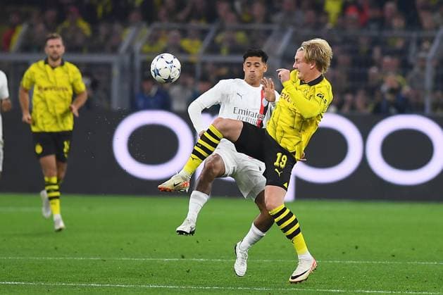DORTMUND, GERMANY - 04.10.23: Julian Brandt. The match of match UEFA Champion League Borussia Dortmund vs AC Milan at SIGNAL IDUNA PARK  Copyright: xVITALIIxKLIUIEVx