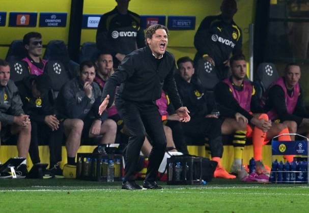 Coach Edin Terzic Borussia Dortmund 04 10 2023, football champions league, season 2023 2024, preliminary round, 2 matchday, Borussia Dortmund AC Milan Dortmund Signal Iduna Park Nordrhein Westfalen Germany Team2