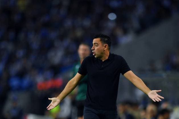 Estadio do Dragao Tecnico Xavi of Barcelona, during the match between Porto and Barcelona, in the 2nd round of Group H of the UEFA Champions League 2023 2024 at Estadio do Dragao this Wednesday, 04. 30761 (Daniel Castro SPP) Copyright: xDanielxCastrox xSPPx spp-en-DaCa-DVC_2730