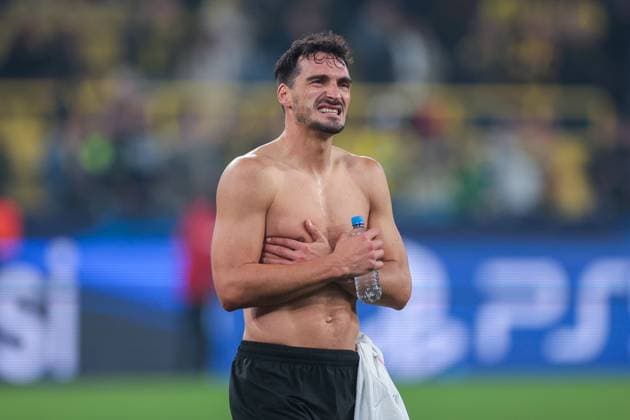 04 10 2023, football, 2023 2024 season, UEFA Champions League, group stage, Borussia Dortmund AC Milan, Mats Hummels Borussia Dortmund , Dortmund Signal Iduna Park NRW Germany xRHR PHOTO DEx Copyright: DennisxEwert RHR-FOTOx RHR-FOTO DE