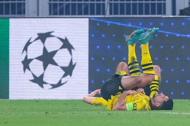 04 10 2023, football, 2023 2024 season, UEFA Champions League, group stage, Borussia Dortmund AC Milan, Emre Can Borussia Dortmund , Dortmund Signal Iduna Park NRW Germany xRHR PHOTO DEx Copyright: DennisxEwert RHR-FOTOx RHR-FOTO DE