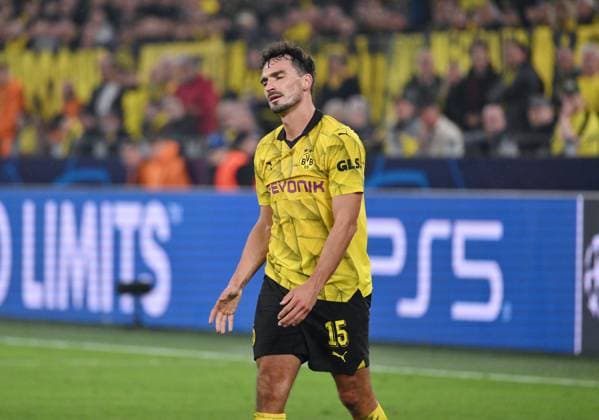Mats Hummels Borussia Dortmund 04 10 2023, football champions league, season 2023 2024, preliminary round, 2 matchday, Borussia Dortmund AC Milan Dortmund Signal Iduna Park Nordrhein Westfalen Germany Team2