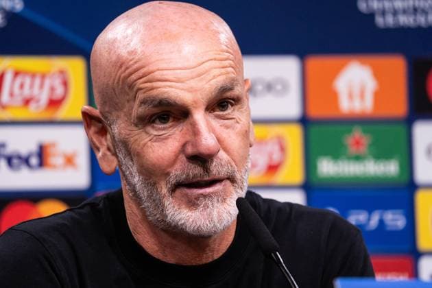 GER, Champions League BV Borussia Dortmund vs AC Milan Milan 04 10 2023, Signal Iduna Park, Dortmund, GER, Champions League BV Borussia Dortmund vs AC Milan Milan In picture Stefano Pioli head coach, AC Milan Milan in interview press conference after the match nordphotoxGmbHxx xChristianxSchulze nph000300