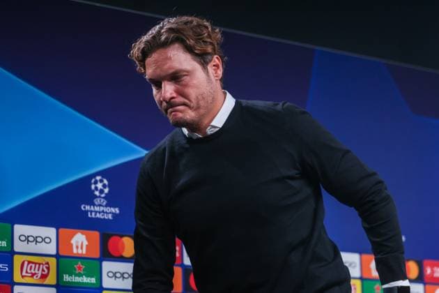 04 10 2023, football, 2023 2024 season, UEFA Champions League, group stage, Borussia Dortmund AC Milan, head coach Edin Terzic Borussia Dortmund , Dortmund Signal Iduna Park NRW Germany xRHR PHOTO DEx Copyright: DennisxEwert RHR-FOTOx RHR-FOTO DE