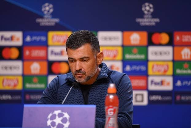 4th October 2023: Dragao Stadium, Porto, Portugal; Champions League Football, Porto versus FC Barcelona, Barca Coach S& xe9;rgio Concei& xe7;& xe3;o of Porto press conference, PK, Pressekonferenz after the match  ActionPlus12561579 DanielxCastro
