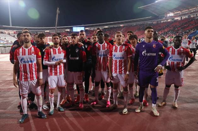 Fußball, CL, Roter Stern Belgrad - BSC Young Boys Bern CRVENA ZVEZDA vs YOUNG BOYS Football Crvena zvezda, at the match of UEFA Champions League against Young Boys, at stadium Rajko Mitic. Belgrade, 04.10.2023. foto: MN Press FOOTBALL, UEFA CHAMPIONS LEAGUE, CRVENA ZVEZDA vs YOUNG BOYS Belgrade Stadium Rajko Mitic Serbia Copyright: xMarkoxMetlasx xMNxPressx