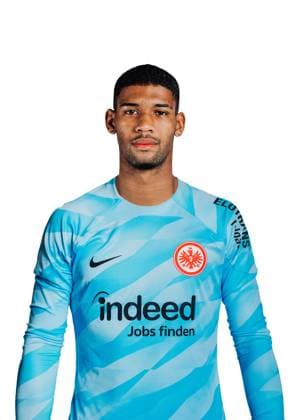 Torwart Kaua Santos (Eintracht Frankfurt), Fussball, GER, 1. BL, Saison 2023 2024, Porträt, Porträttermin, Studio, Shooting, Studioshooting Copyright EintrachtFrankfurt MartinOhnsorge