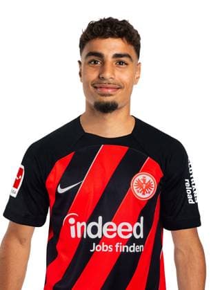 Mehdi Loune (Eintracht Frankfurt), Fussball, GER, 1. BL, Saison 2023 2024, Porträt, Porträttermin, Studio, Shooting, Studioshooting Copyright EintrachtFrankfurt MartinOhnsorge
