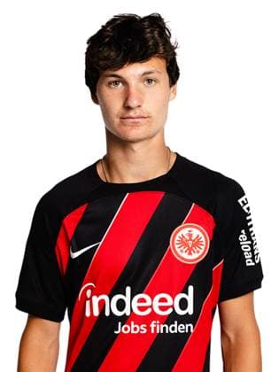 Paxten Reid Aaronson (Eintracht Frankfurt), Fussball, GER, 1. BL, Saison 2023 2024, Porträt, Porträttermin, Studio, Shooting, Studioshooting Copyright EintrachtFrankfurt MartinOhnsorge