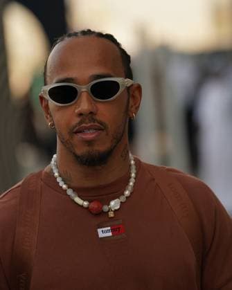 Formula 1 Qatar Airways Qatar Grand Prix 2023 05 10 2023, Losail International Circuit, Doha, Formula 1 Qatar Airways Qatar Grand Prix 2023 ,in the picture Lewis Hamilton GBR , Mercedes AMG Petronas Formula One Team nordphotoxGmbHx xBratic nph00250