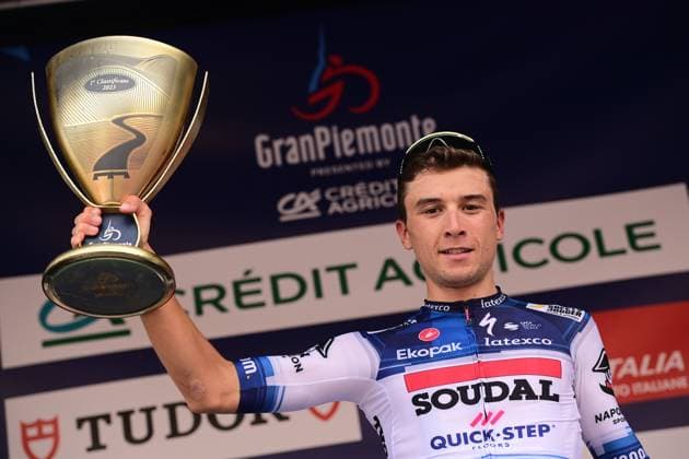 Bilder des Jahres 2023, Sport 10 Oktober Sport Themen der Woche KW40 Sport Bilder des Tages Foto Marco Alpozzi LaPresse 05 Ottobre 2023 - Borgofranco d Ivrea, Italia - ciclismo - GranPiemonte 2023 - Edizione 107 - Da Borgofranco d Ivrea a Favria 152 km. Nella foto: BAGIOLI Andrea - SOUDAL QUICK-STEPSOUDAL QUICK-STEP vincitore GranPiemonte 2023 - Edizione 107 October 05, 2023 Borgofranco d Ivrea, Italy - sport, cycling - GranPiemonte 2023 - Edition 107 - From Borgofranco d Ivrea to Favria 94 miles. In the pic: BAGIOLI Andrea - SOUDAL QUICK-STEPSOUDAL QUICK-STEP the winner of GranPiemonte 2023 - Edizione 107  Copyright: xMarcoxAlpozzi LaPressex