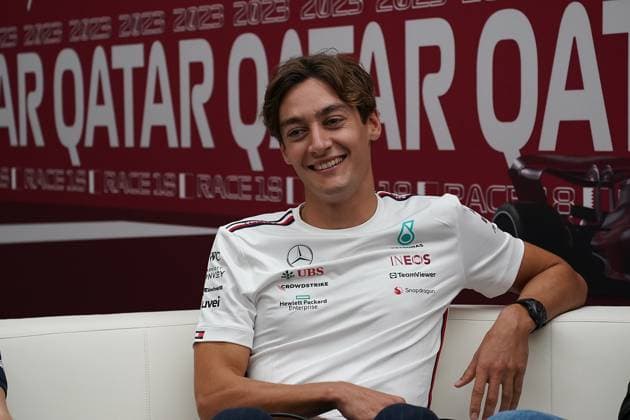 05 10 2023, Losail International Circuit, Doha, Formula 1 Qatar Airways Qatar Grand Prix 2023 ,in picture George Russell GBR , Mercedes AMG Petronas Formula One Team Doha Losail International Circuit Qatar  eu-images-506