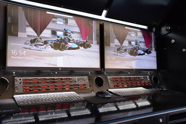 Formula 1 Qatar Airways Qatar Grand Prix 2023 05 10 2023, Losail International Circuit, Doha, Formula 1 Qatar Airways Qatar Grand Prix 2023 ,in picture command post of BWT Alpine F1 Team nordphotoxGmbHx xBratic nph00250