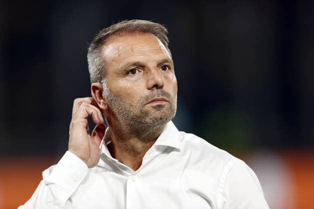 ATHENS - Ajax coach Maurice Steijn during the UEFA Europa League match between AEK Athens and Ajax Amsterdam at the OPAP Arena on October 5, 2023 in Athens, Greece. ANP MAURICE VAN STEEN UEFA Europa League 2023 2024 xVIxANPxSportx xxANPxIVx 480315183 originalFilename: 480315183.jpg