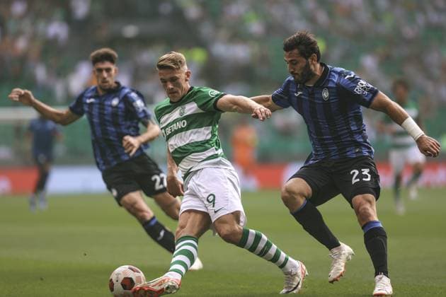 Football, EL, Sporting Lisbon - Atalanta Bergamo