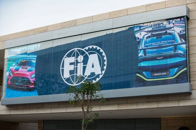 FIA Logo, F1 Grand Prix of Qatar at Lusail International Circuit on October 5, 2023 in Doha, Qatar Photo by HOCH ZWEI Doha Qatar