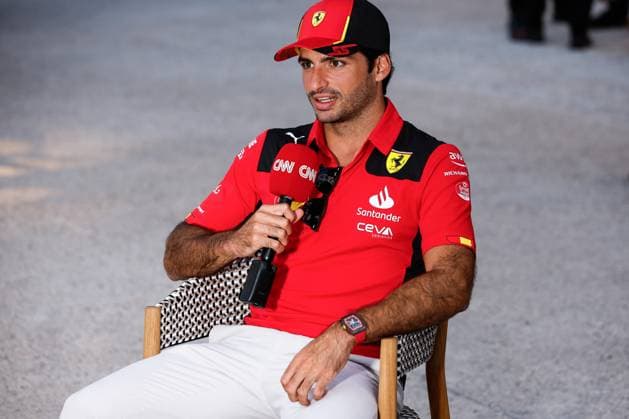 55 Carlos Sainz ESP, Scuderia Ferrari , F1 Grand Prix of Qatar at Lusail International Circuit on October 5, 2023 in Doha, Qatar Photo by HOCH ZWEI Doha Qatar