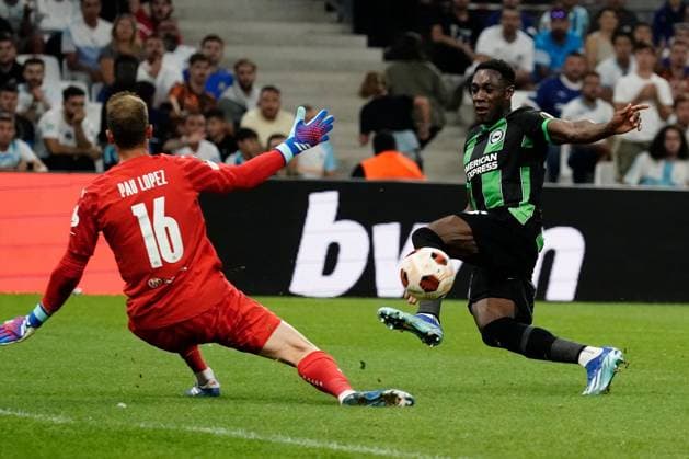 Sport Bilder des Tages Marseille v Brighton, UEFA Europa League, Group B, Football, Orange Velodrome, Marseille, France - 05 Oct 2023  Copyright: xDavidxWinter Shutterstockx 14134221bh