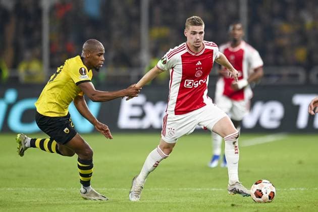 ATHENS, 05-10-2023, OPAP Arena, Europa League Football, season 2023 2024, AEK Athens FC - Ajax, Ajax player Kenneth Taylor AEK Athens - Ajax  x22637467x Copyright: