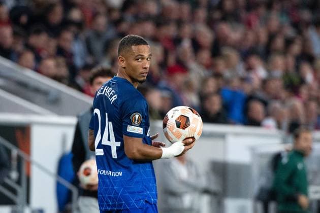 Thilo Kehrer West Ham United, 24 , GER, SC Freiburg SCF vs West Ham United WHU , Football UEFA Europa League, Group A, Matchday 2, Season 2023 2024, 05 10 2023 GER, SC Freiburg SCF vs West Ham United WHU , Football UEFA Europa League, Group A, Matchday 2, Season 2023 2024, 05 10 2023 Freiburg Copyright: xEibner-Pressefoto Memmlerx EP_MMR