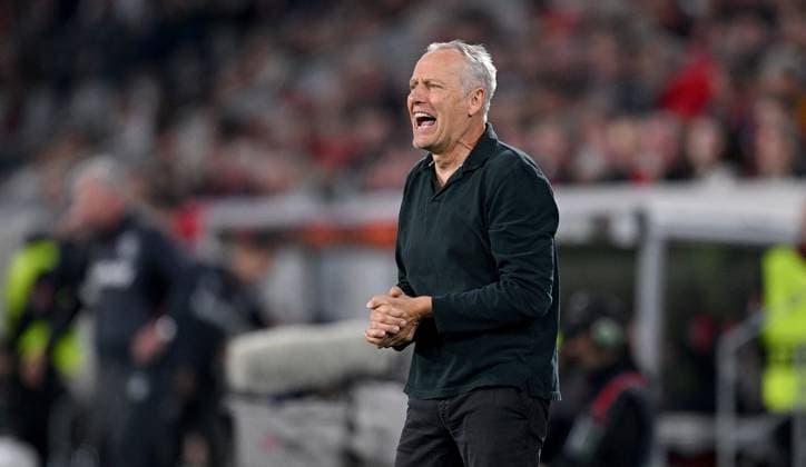 FOOTBALL EUROPE LEAGUE SEASON 2023 2024 preliminary round Group A 2 matchday SC Freiburg West Ham United 05 10 2023 coach Christian Streich SC Freiburg
