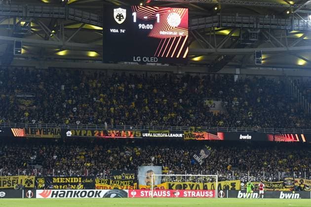 ATHENS, 05-10-2023, OPAP Arena, Europa League Football, season 2023 2024, AEK Athens FC - Ajax, final score 1-1 AEK Athens - Ajax  x22638275x Copyright: