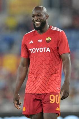 Foto Alfredo Falcone LaPresse 05 Ottobre 2023 - Roma, Italia - calcio - Roma vs Servette - Uefa Europa League 2023-2024 Girone G - Stadio Olimpico. Nella foto: Romelu Lukaku (AS Roma) Foto Alfredo Falcone LaPresse October 05, 2023 Rome, Italy - sport, soccer - Roma vs Servette - Uefa Europe League 2023-2024 Group G - Olimpic Stadium. In the pic: Romelu Lukaku (AS Roma)  Copyright: xAlfredoxFalcone LaPressex