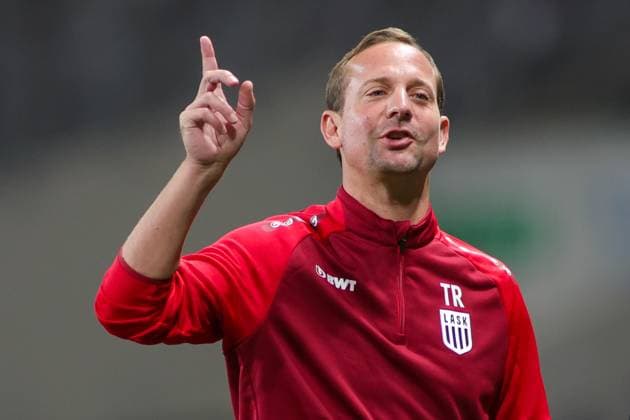 SOCCER - UEFA EL, Toulouse vs LASK TOULOUSE,FRANCE,05.OCT.23 - SOCCER - UEFA Europa League, group stage, Toulouse FC vs Linzer ASK. Image shows head coach Thomas Sageder (LASK).  GEPAxpictures xManuelxBinder