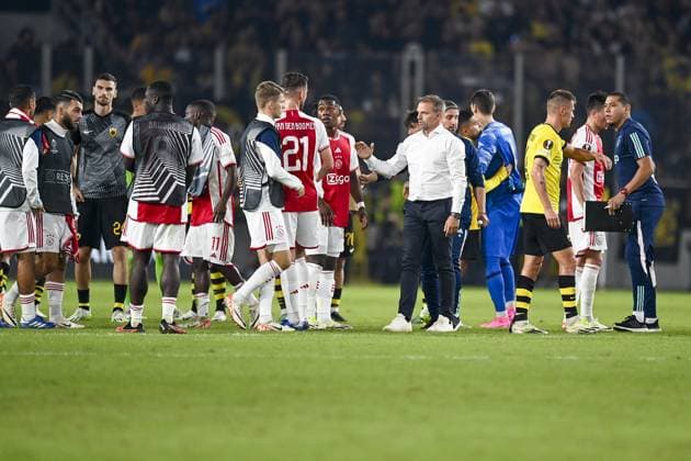 ATHENS, 05-10-2023, OPAP Arena, Europa League Football, season 2023 2024, AEK Athens FC - Ajax, Ajax players after the match AEK Athens - Ajax  x22638350x Copyright: