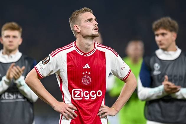 ATHENS, 05-10-2023, OPAP Arena, Europa League Football, season 2023 2024, AEK Athens FC - Ajax, Ajax player Kenneth Taylor dejected AEK Athens - Ajax  x22638431x Copyright: