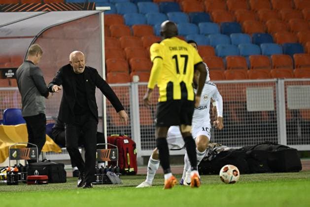 GÖTEBORG 20231005 Häckens coach Per Mathias Högmo during Thursdays Europa League football match between BK Häcken and Qarabag FK from Azerbaijan at Ullevi Gothenburg Sweden x9200x  Copyright: xBjörnxLarssonxRosvall TTx EUROPA LEAGUE HÄCKEN-QARABAG