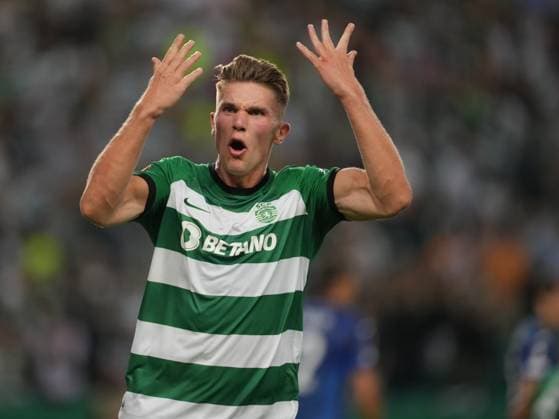 Sporting CP x Atalanta BC - UEFA Europa League 23 24 Viktor Gyökeres do Sporting CP celebra golo durante partida entre Sporting CP x Atalanta BC valida pela Uefa Europa League 23 24 no Estadio Jose Alvalade, Lisboa , Portugal (Foto de Pedro Loureiro Avant Sports) Lisboa Estadio Jose Alvalade Portugal Copyright: xPedroxLoureirox xAvantxSportsx