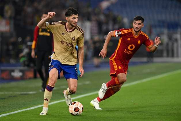 AS Roma v Servette FC: Group G - UEFA Europa League 2023 24 Miroslav Stevanovic of Servette F.C. during the UEFA Europa League Matchday 2, Group G, between A.S. Roma - Servette F.C. on October 5, 2023 at the Olympic Stadium in Rome, Italy. Rome Italy Italy  Copyright: xDomenicoxCippitellix originalFilename:cippitelli-asromavs231005_npHiO.jpg