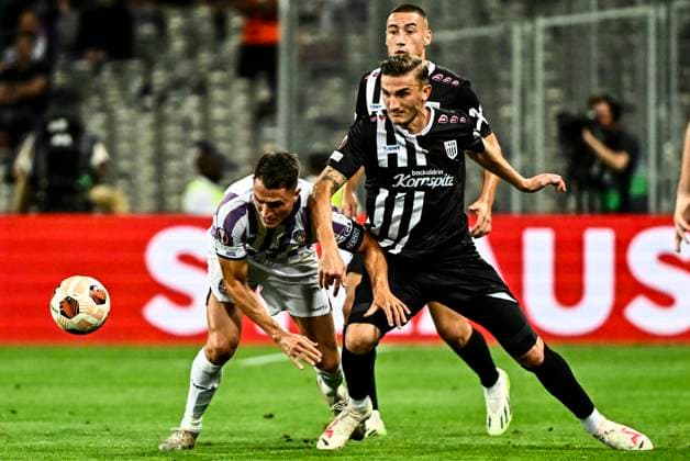 Zierels (las) FOOTBALL : Toulouse vs Lask - Match 2 des Phases de Groupes de la Ligue Europa - Toulouse - 05-10-2023 ThierryBreton Panoramic 