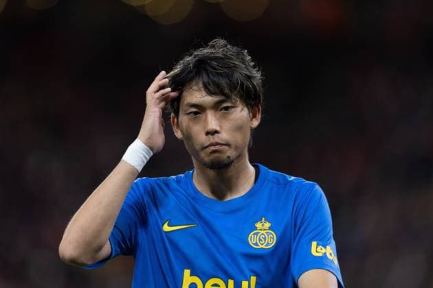 Liverpool v Royale Union Saint Gilloise Europa League 05 10 2023. Union Saint-Gilloise defender Koki Machida (28) during the Europa League match between Liverpool and Royale Union Saint Gilloise at Anfield, Liverpool, England on 5 October 2023. Editorial use only , Copyright: xIanxStephenx PSI-18164-0013