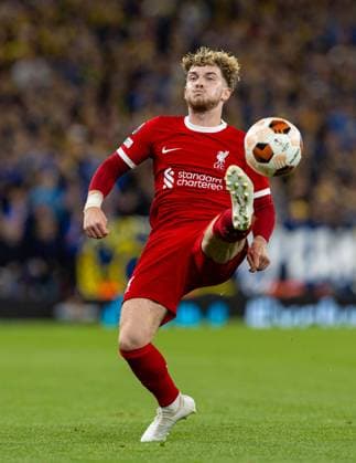 Football - UEFA Europa League - Group E - Liverpool FC v Union SG LIVERPOOL, ENGLAND - Thursday, October 5, 2023: Liverpool s Harvey Elliott during the UEFA Europa League Group E matchday 2 game between Liverpool FC and Union SG at Anfield. LIVERPOOL Anfield MERSEYSIDE ENGLAND  Copyright: xDavidxRawcliffex P2023-10-05-Liverpool_Union-60