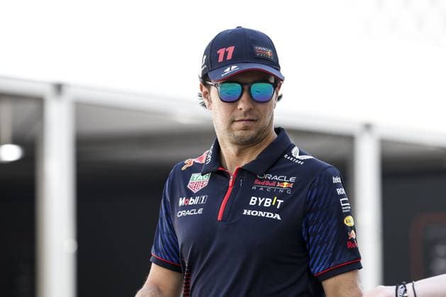 PEREZ Sergio (mex), Red Bull Racing RB19, portrait during the 2023 Formula 1 Qatar Grand Prix, 17th round of the 2023 Formula One World Championship, WM, Weltmeisterschaft from October 6 to 8, 2023 on the Lusail International Circuit, in Doha, Qatar - F1 - QATAR GRAND PRIX 2023 DPPI Panoramic  00123038__R3_9704