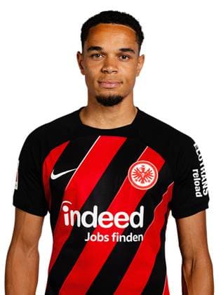 Dario Gebuhr (Eintracht Frankfurt), Fussball, GER, 1. BL, Saison 2023 2024, Porträt, Porträttermin, Studio, Shooting, Studioshooting