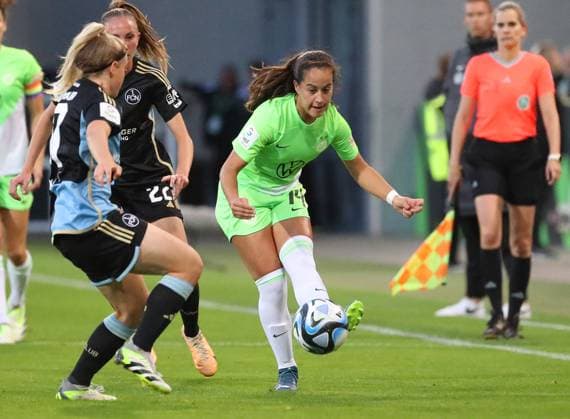 VfL vs Nuremberg, BL Women Wolfsburg, 06 10 2023, FOOTBALL VfL Wolfsburg vs 1 FC Nuremberg, Google Pixel Women Bundesliga, Season 2023 24 Nuria Rabano VfL Wolfsburg Wolfsburg